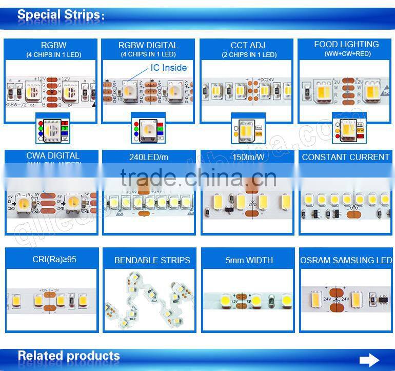 top quality Inexpensive Products 140lm/W decrative samsung 5630 led strip light
