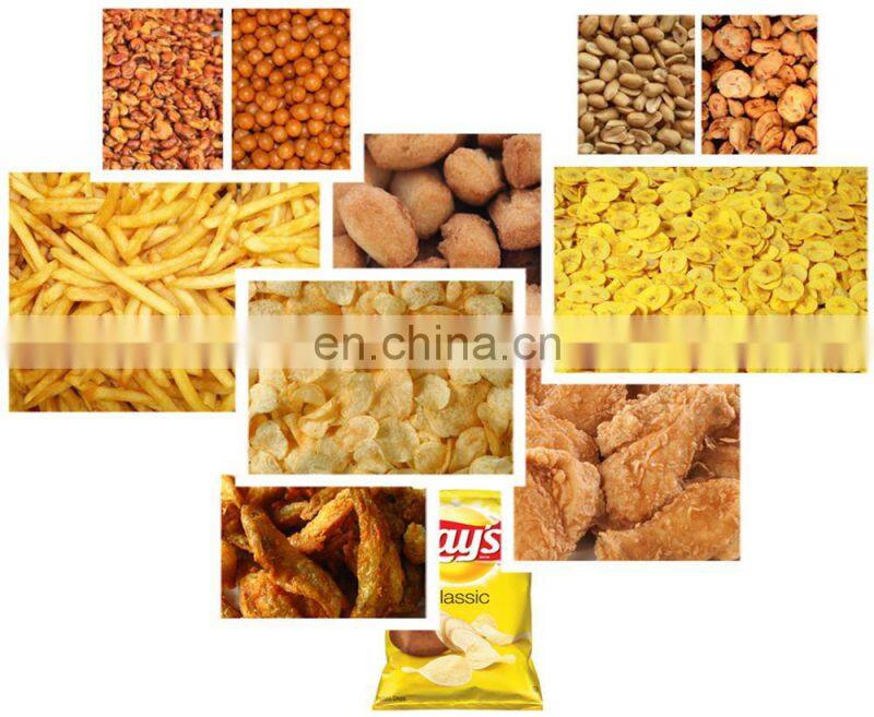 Automatic commercial potato chips fryer machine semi auto small sweet potatoes chip gas batch frying equipment price for sale