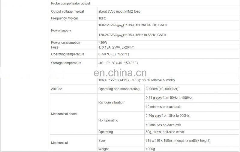 Hantek DSO2D10 2 Channel 100MHz 1GSa/S Digital Storage Oscilloscope With 1CH AWG Signal Generator