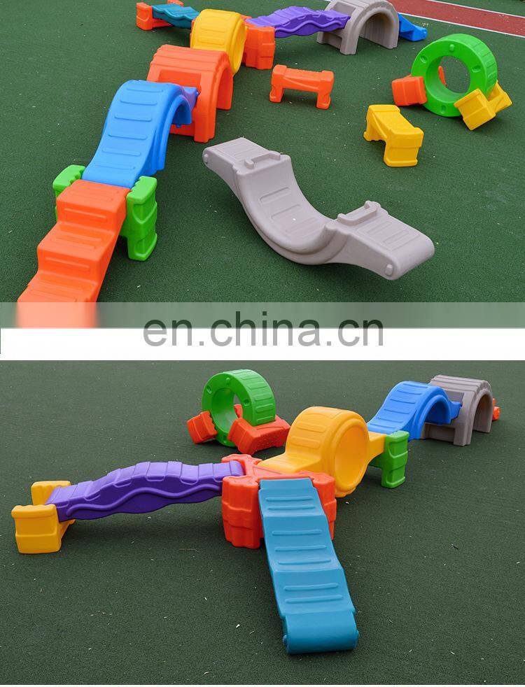 Children Garden Outdoor Big Plastic Balance Bridge