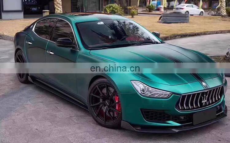 Runde Carbobn Fiber Material New Style Bodykit With Front Rear Lip Side Skirt Spoiler For Maserati Ghibli Body Kit