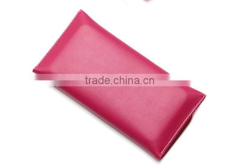 New Fashion Genuine Leather unisex Cell Phone Pouch Mobile Phone Purse Bag