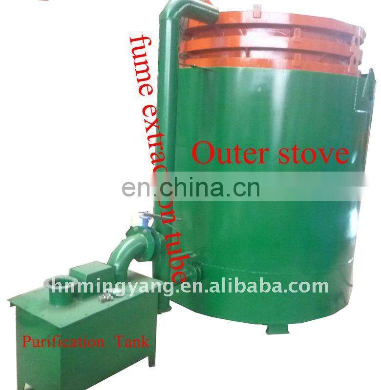 Wood log smokeless charcoal stove price/sawdust carbonization furnace/industrial charcoal making machine