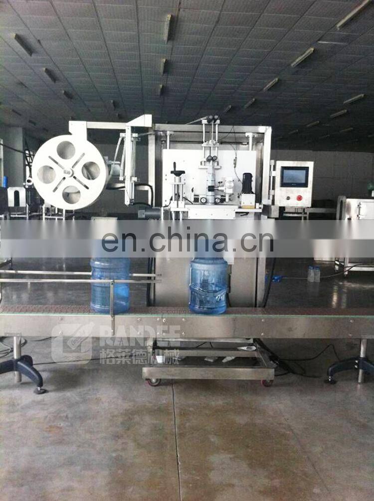 China Supply Big Bottle 3 Liter To 20 Liter 5 Gallon Bottle Cap Labeling Machine