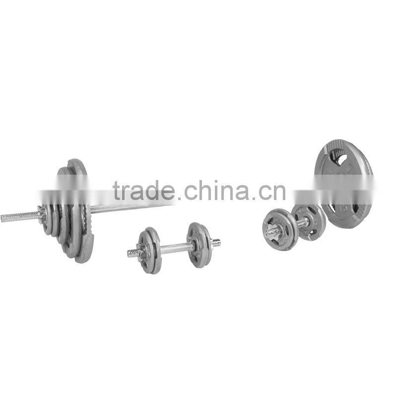 Tri Grip Dumbbell and Barbell Set Cast Iron 100kg