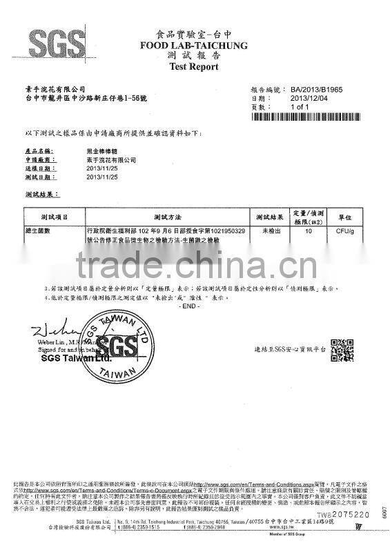 Taiwan Made Quality Product, Maltose Plum lollipop