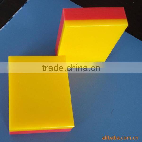 UHMW-PE double color board two layer two colors smooth surface