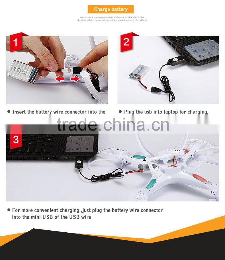 2015 X5SW WIFI FPV Drone Professional 2.4G 4 CH RC Flying UFO Toys