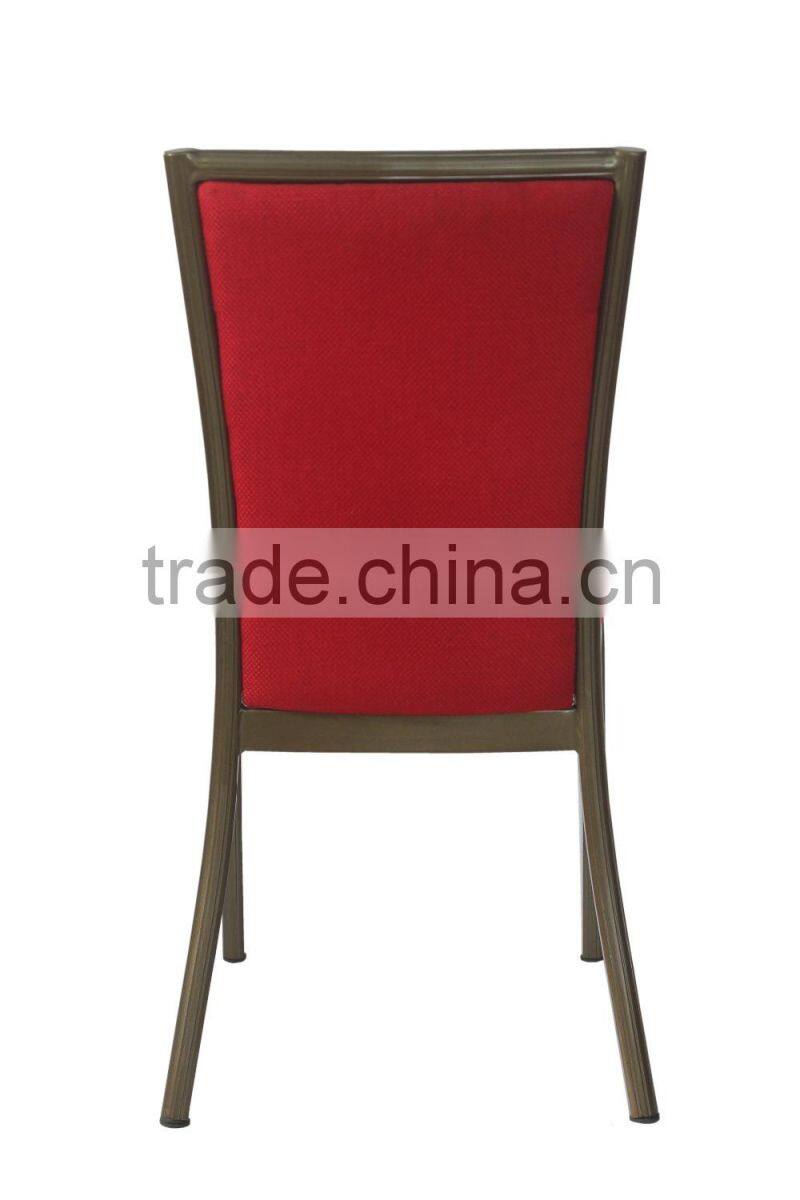 Different colors cheap price wholesale imitated wooden chair for hotel chair, simple design metal dining chair