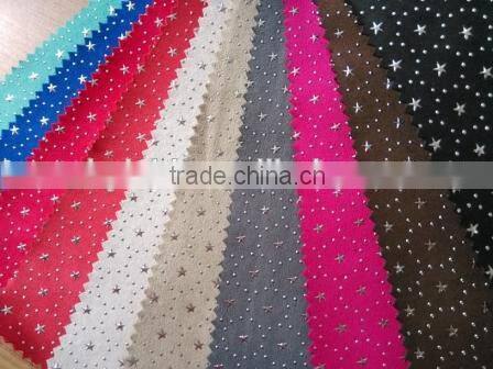 suede fabric for shoes and bags with economical price