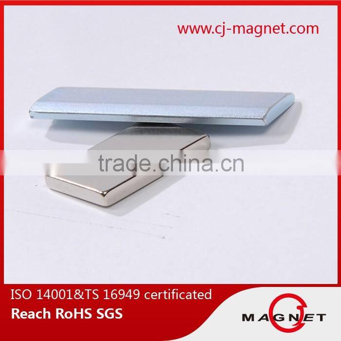 Zn coating small tolerance high efficiency neodymium magnet