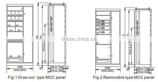 MNS Indoor Withdrawable Low Voltage Switchgear electric switchgear