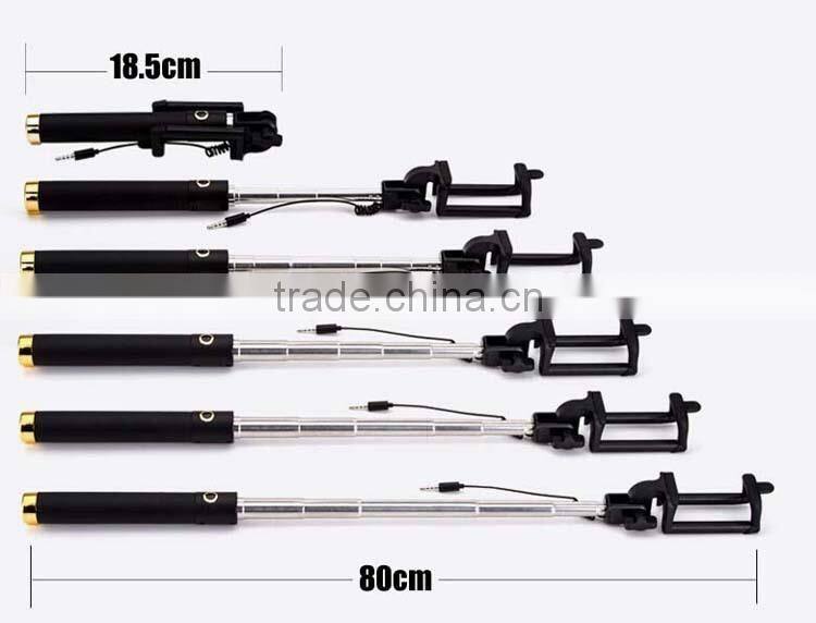 2015 New products foldable selfie stick monopod for iphone