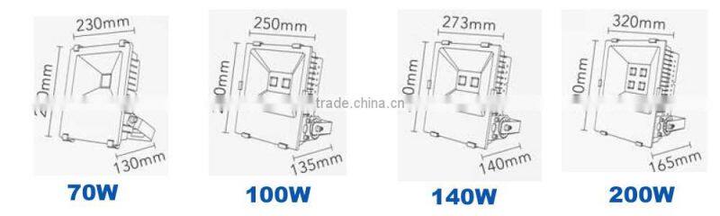 140W IP 67 LED flood Light Outdoor IP67 3000K/4000K/5000K led Flood light 140W
