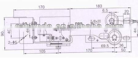 Elevator Door Parts Door Lock
