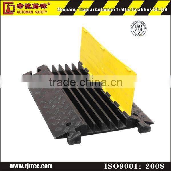 Ultra-portable 5-Channel Heavy Duty Rubber Cable Cover