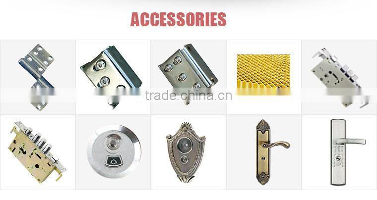 double swing metal security door design with good quality