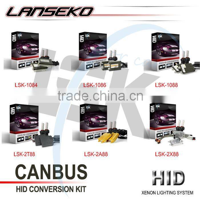 Super power hid headlight canbus pro hid ballast 35W hid xenon kit