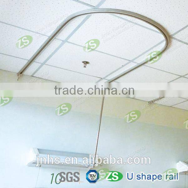 U shape Ceiling Mounted Aluminum Medical Transfusion Support