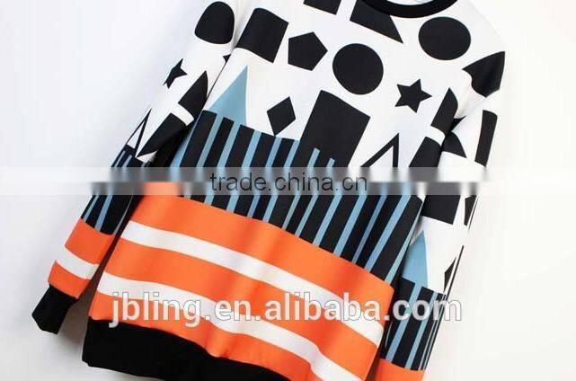 geometry high quality printed sweatshirt