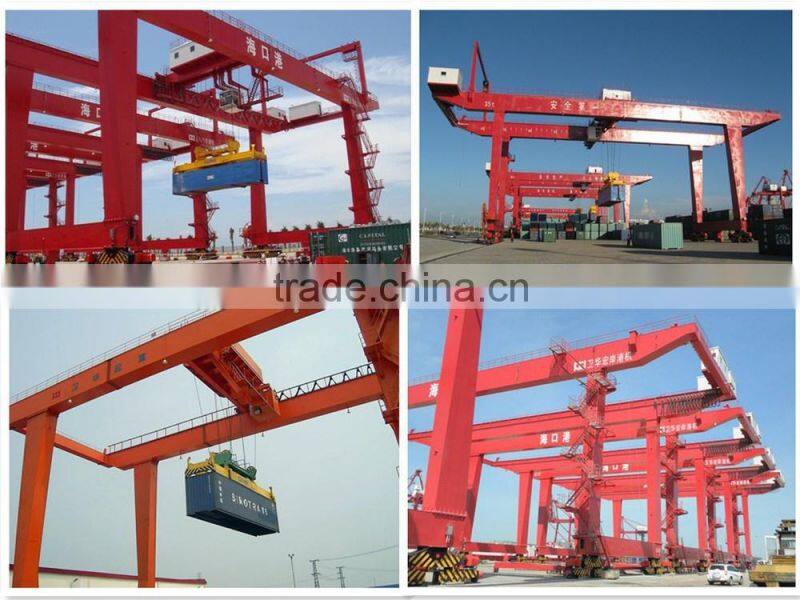 Weihua Rail Mounted Gantry Crane 100 Ton For Lifting Materials