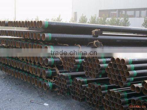 gas tubing and casing steel pipe APL 5CT L 80 liquid epoxy coated saw gas / oil steel pipe