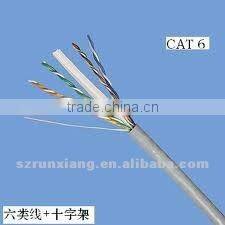 Cat6 utp color code cable in telecommunication