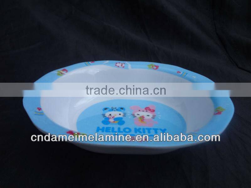 Plastic melamine salad mixing spoon for western country