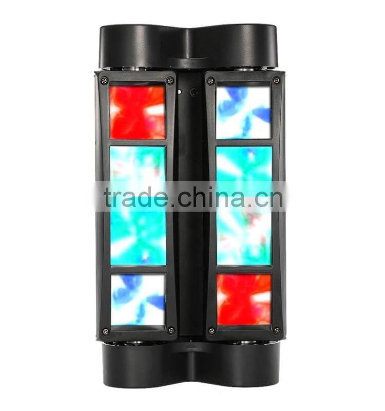 ADJ LED Narrow Beam Light RGBW 8x3w Mini LED Spider Disco Light