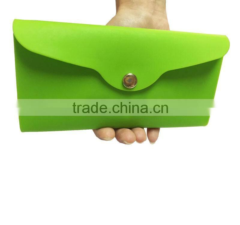 Lovely Custom Envelope Shape Silicone Bags Change Purse Cash Bag Mini Coin Purse for Women/Pouch Wallet/Card Holder