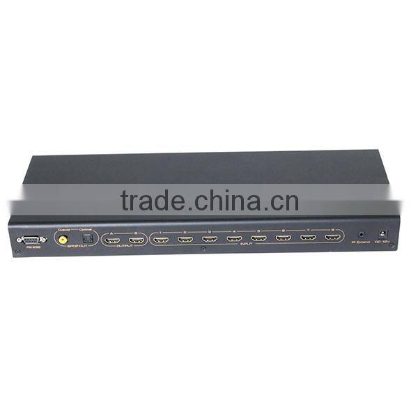 New audio extactor 8X2 HDMI Switch Splitter