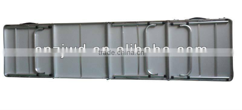 8ft black foldable beer pong game table/8ft fold up table