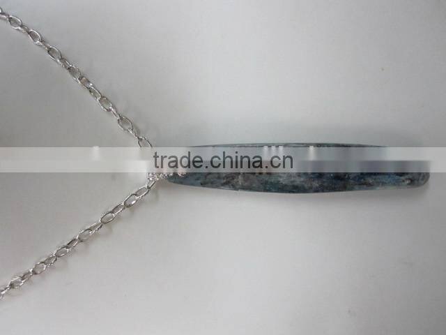 Natural wholesale kyanite stick pendant fittings accessories