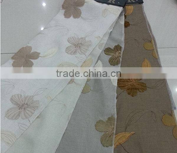 Designer hot selling transparent organza embroidery fabric