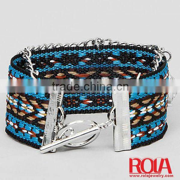 Promotion colorful cotton bracelet