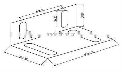 Metal(Alloy-Zn) overhead mounted magnetic switch sensor PY-C61L