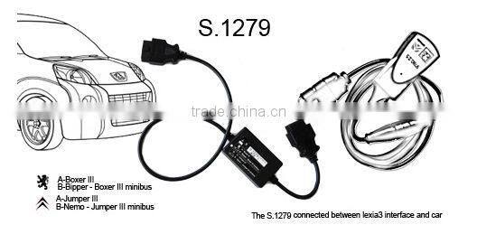 S.1279 Module Of PP2000 Lexia-3 Citroen Peugeot diagnostic interface ,obd2 cable auto scanner