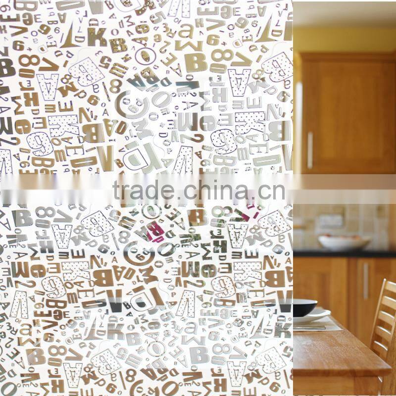 High quality decorative pet membrane/film for glass door