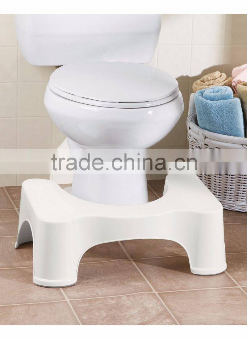 Plastic bathroom toilet step stool/ squatty potty