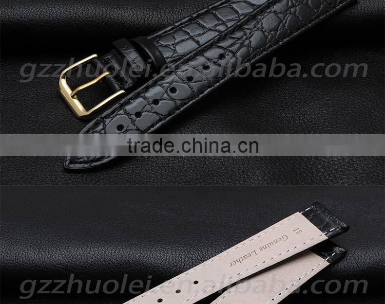 12|13|14|16|18|20mm high quality genuine calf leather Men and women's Watch strap without buckle