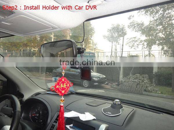 New High Quality Metal Universal Car DVR Digital Camera Sports DV Recorder Bike Motor Scooter Mount Car Rearview Mirror Holder