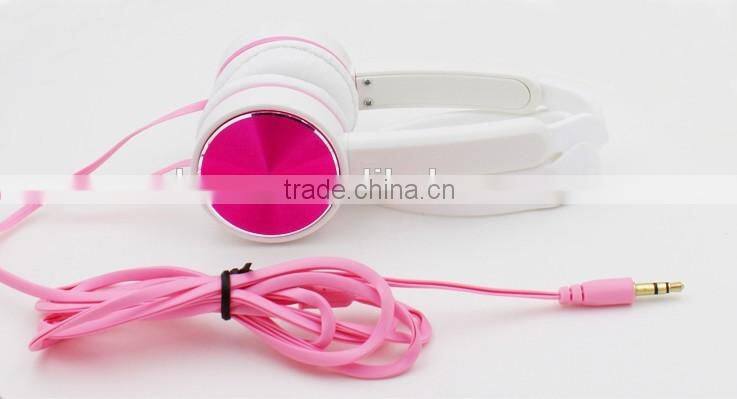 retractable lightweight hot sale colorful folding headset
