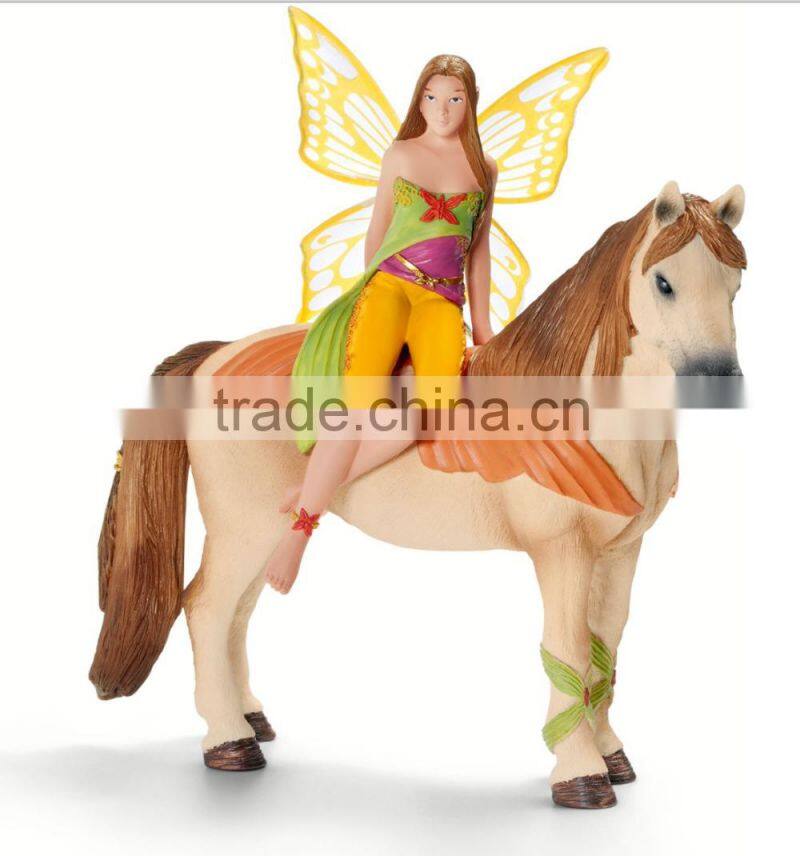 Sanjeela Figurine/Warcraft/Bayala Tujena/Rainbow Uncorn Mare Toy Figure