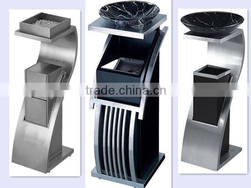 Luxury Cigarette Ground Ash Barrel For Lobby