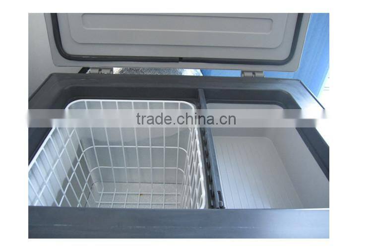 new product 2015 DC12V/24V camping portable mobile car fridge 12V 24V solar camping freezer/fridge refrigerator