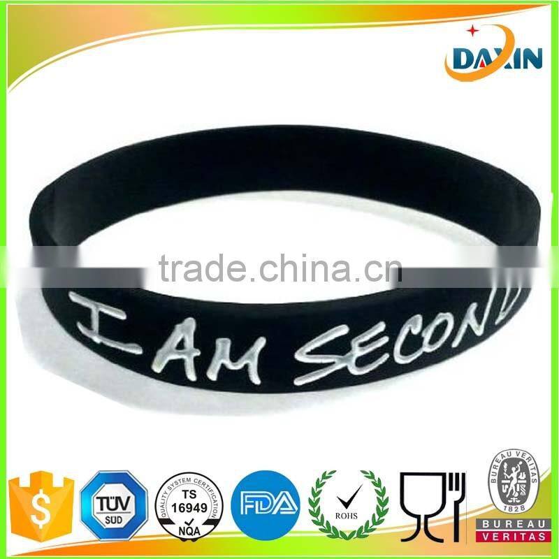 BPA Free Silicone Bracelet, Cheap silicone wristband