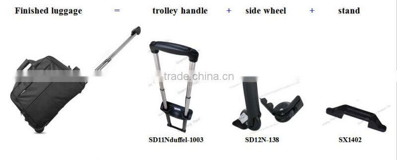 luggage accessories rubber/plastic luggage trolley wheel for internal luggage