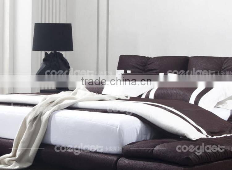 Double bed wooden bedroom set