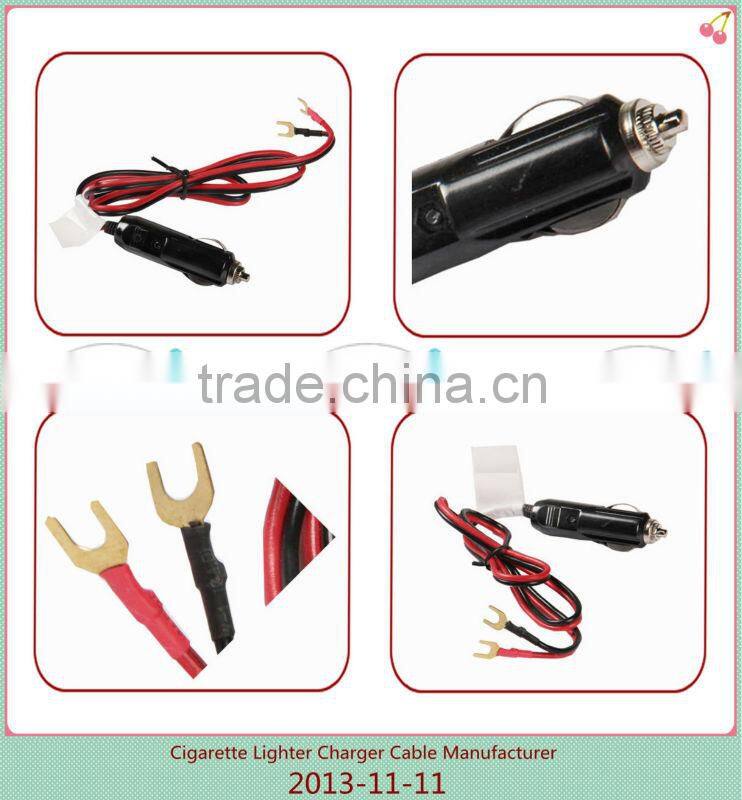car charger extension lighter cable, cigarette lighter power cable, male to female car cigarette cable for sale