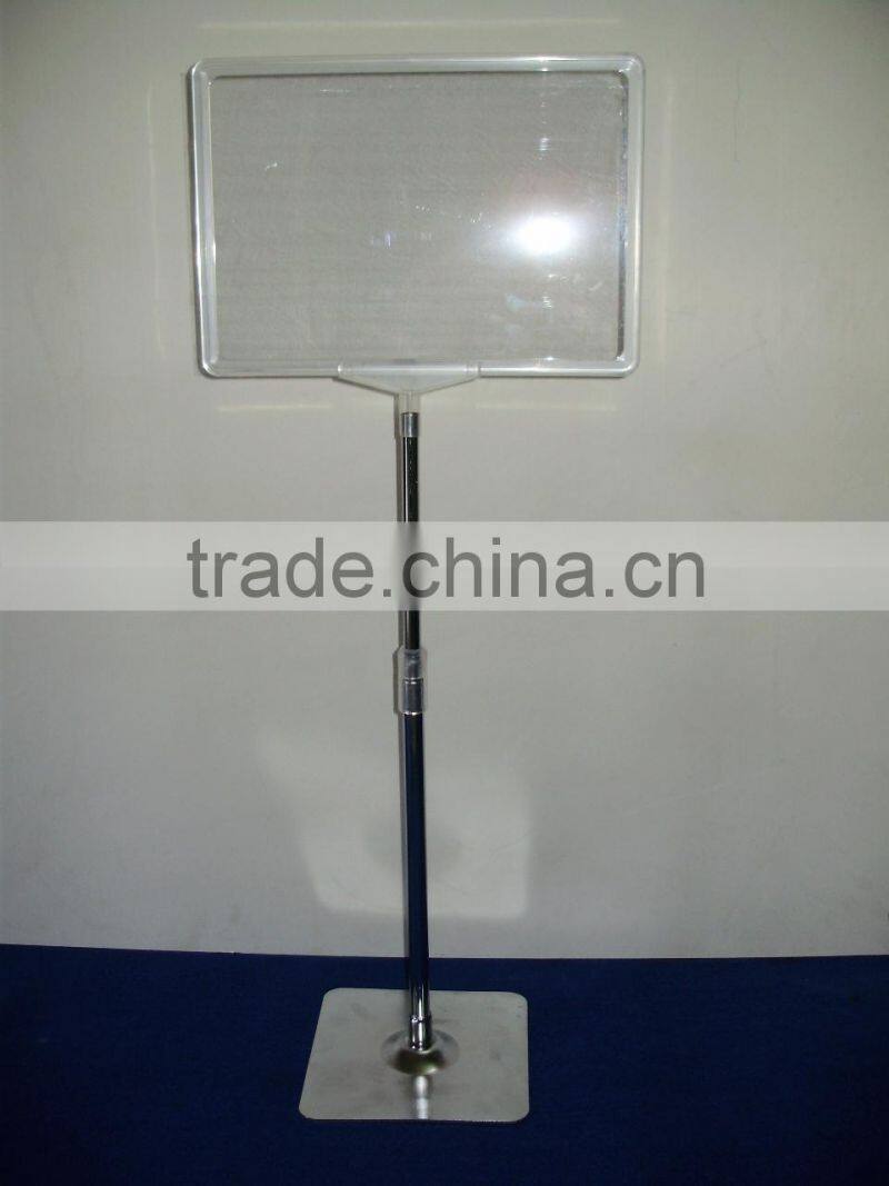 Supermarket Display Stand Poster Display Stand Photo Frame
